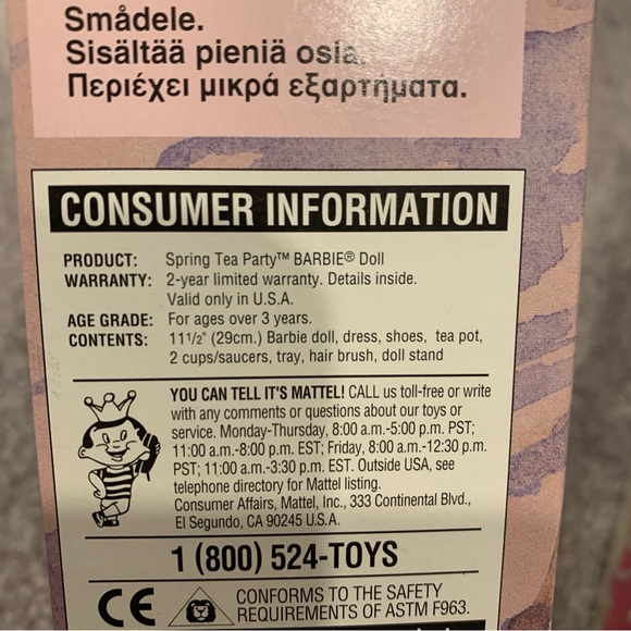 Barbie Spring Tea Party - Picture 4 of 4